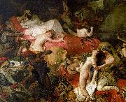 Eugene Delacroix The Death of Sardanapalus painting